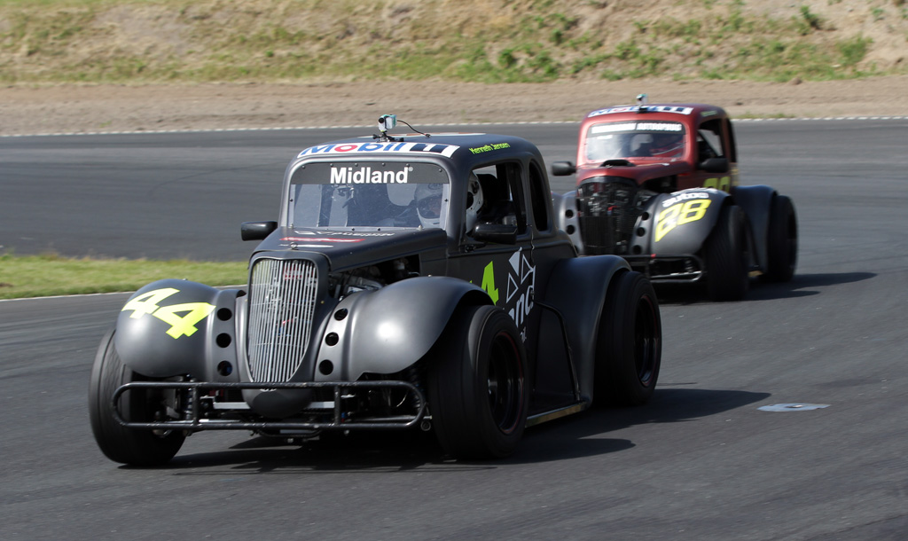 Kenneth Jensen kom i front til sidst.
(Foto: Motorsporten.dk)